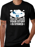 Funny Cloud Storage T-Shirt - Your Stuff Novelty Tee product image 1