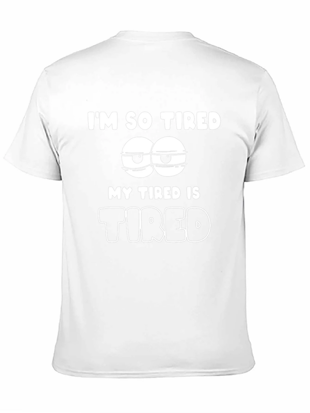 Im So Tired Graphic T-Shirt - Black Cotton Blend product image 10