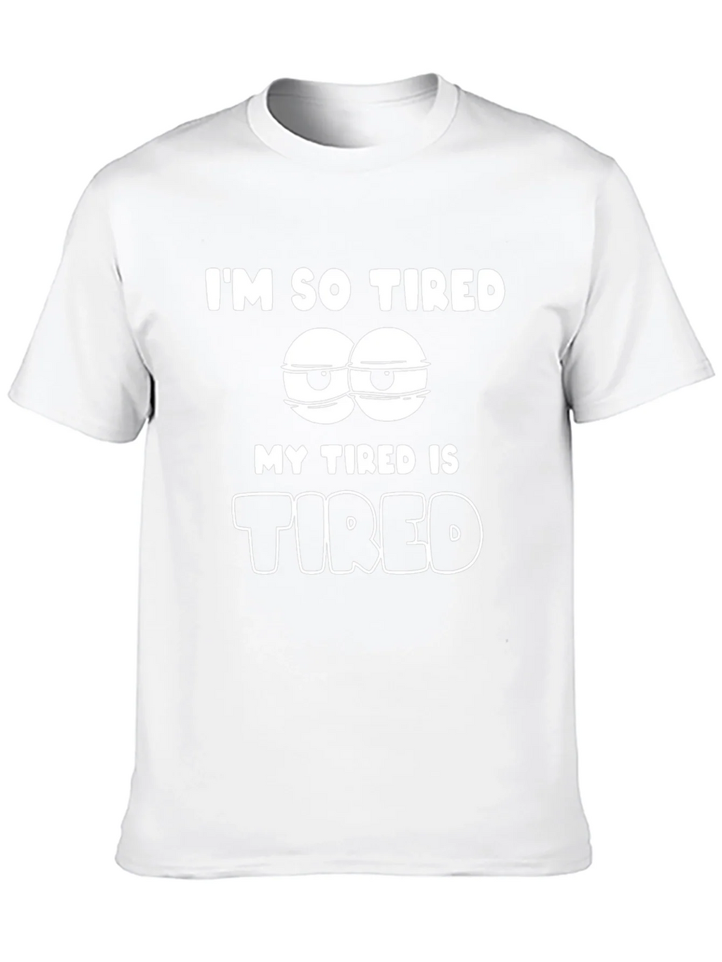 Im So Tired Graphic T-Shirt - Black Cotton Blend product image 9