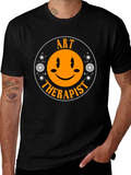 Art Therapist Smiley Face T-Shirt product image 1