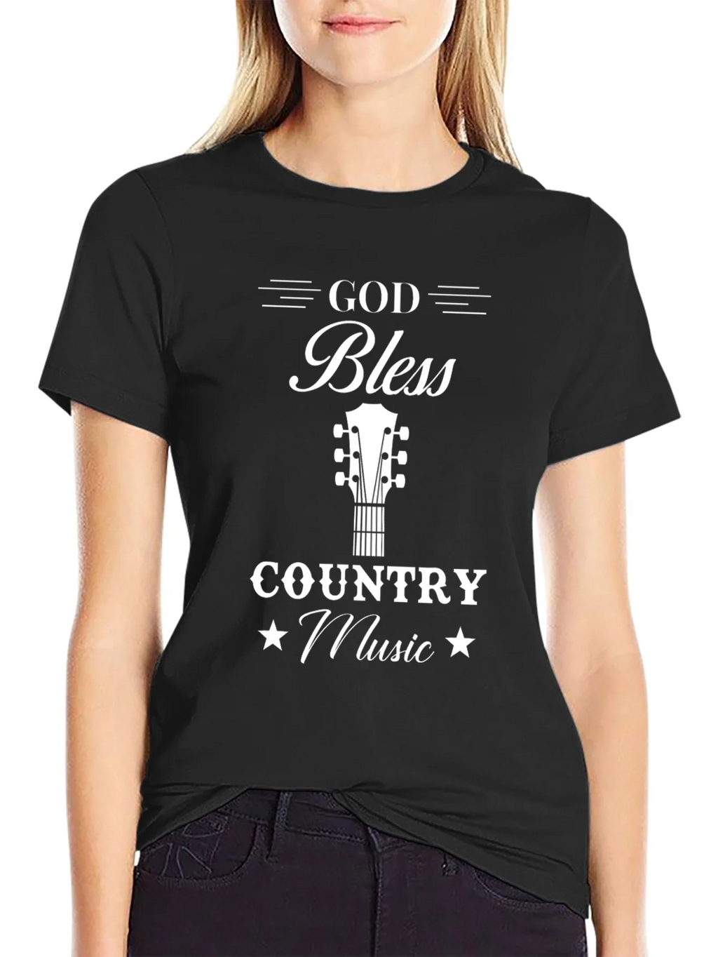 God Bless Country Music Graphic Tee product image 2