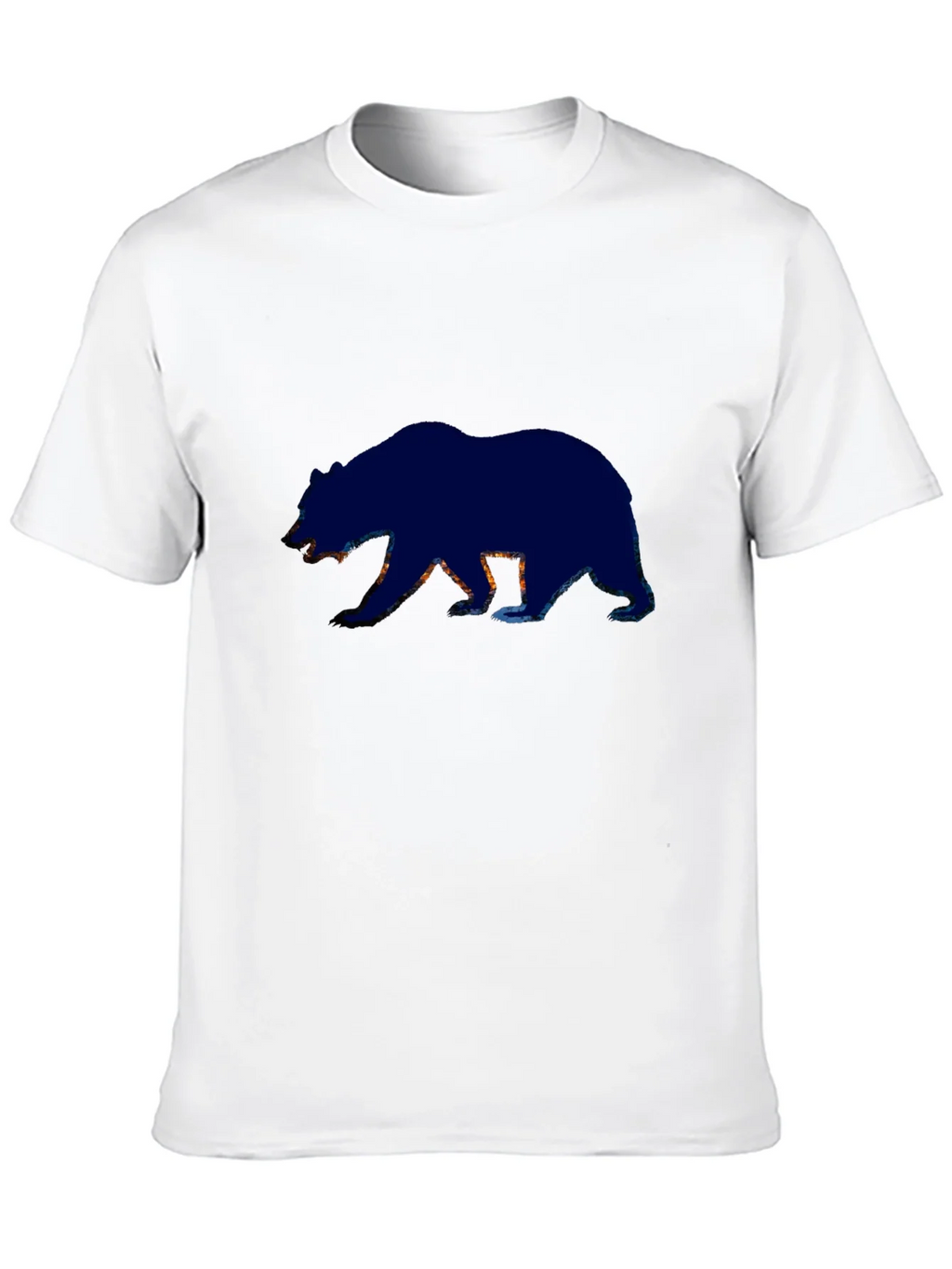 Bear Silhouette Graphic Tee - Black product image 9