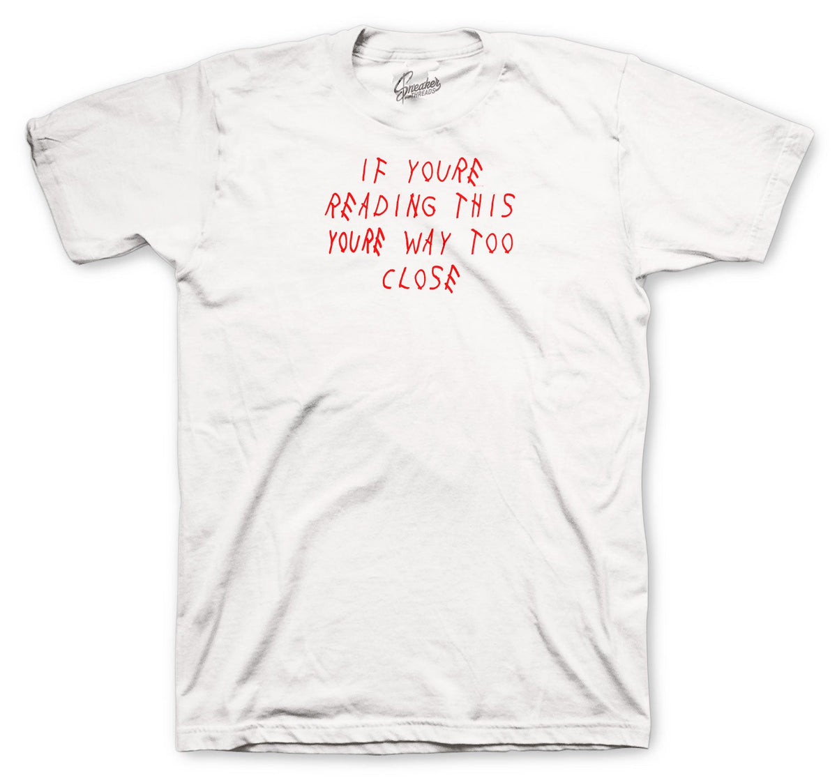 Retro 5 Fire Red Too Close Shirt