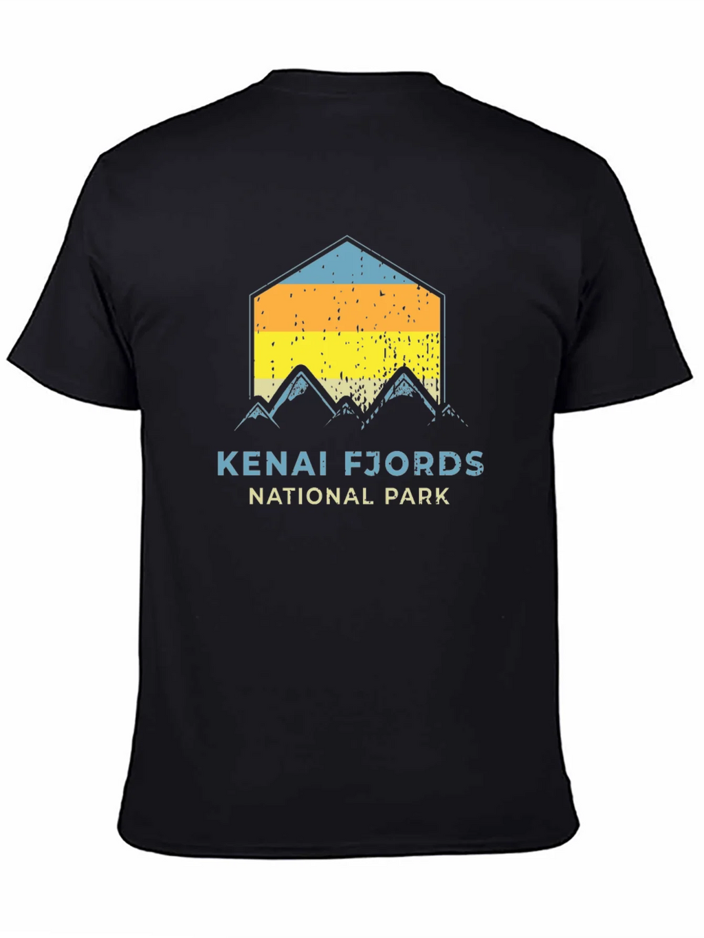 Kenai Fjords National Park Black T-Shirt product image 4