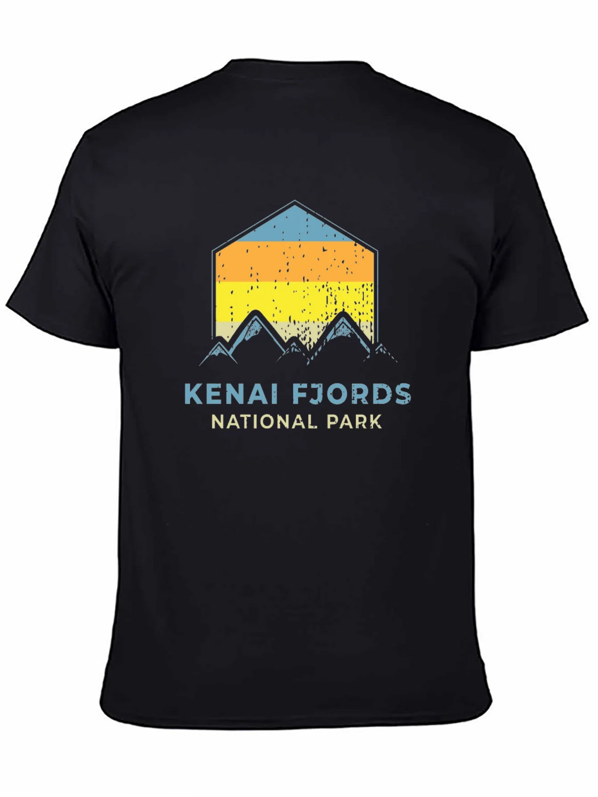Kenai Fjords National Park Black T-Shirt product image 4