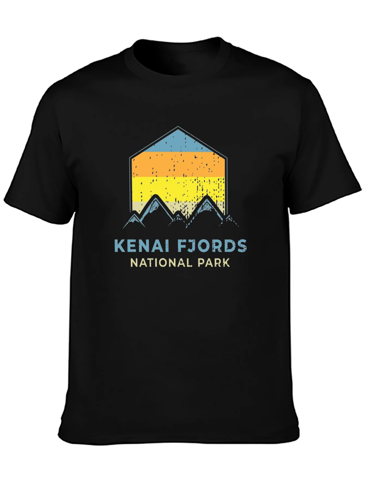 Kenai Fjords National Park Black T-Shirt product image 3