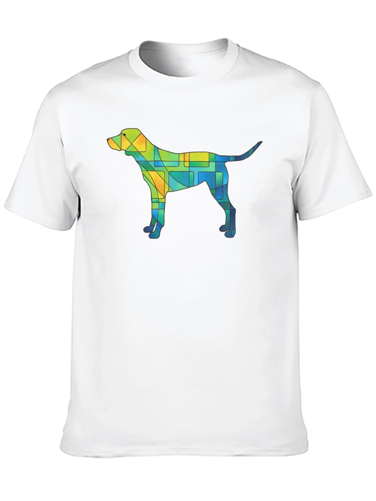 Abstract Dog T-Shirt - Unique Geometric Canine Design product image 9