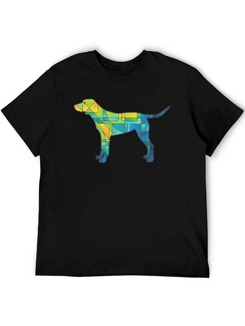 Abstract Dog T-Shirt - Unique Geometric Canine Design product image 5