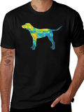 Abstract Dog T-Shirt - Unique Geometric Canine Design product image 1