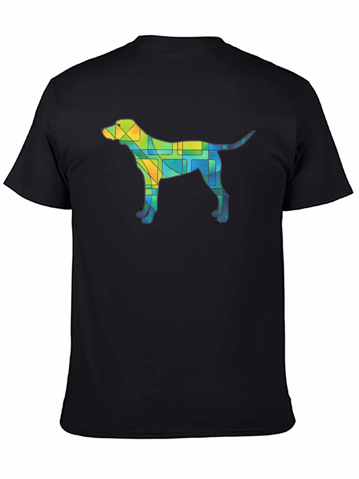 Abstract Dog T-Shirt - Unique Geometric Canine Design product image 4