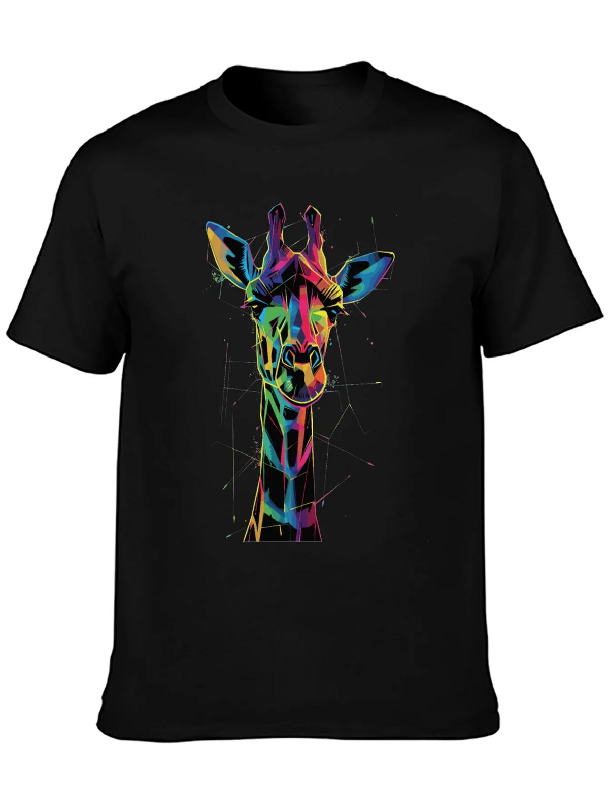 Geometric Giraffe Graphic Tee product image 3