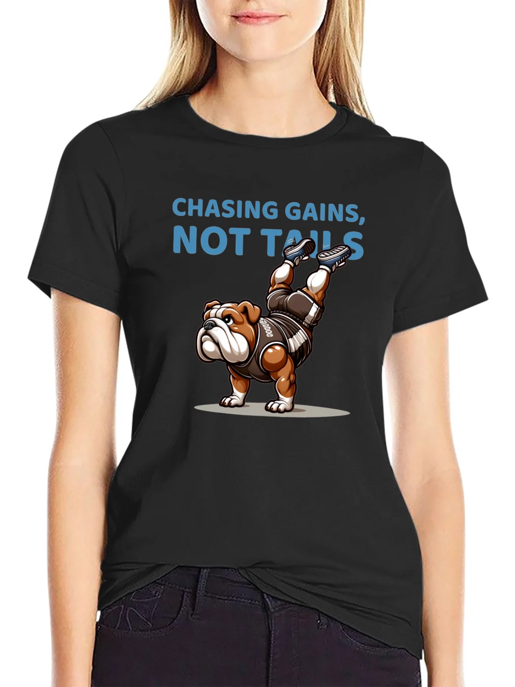 Chasing Gains Bulldog Graphic Tee product image 2