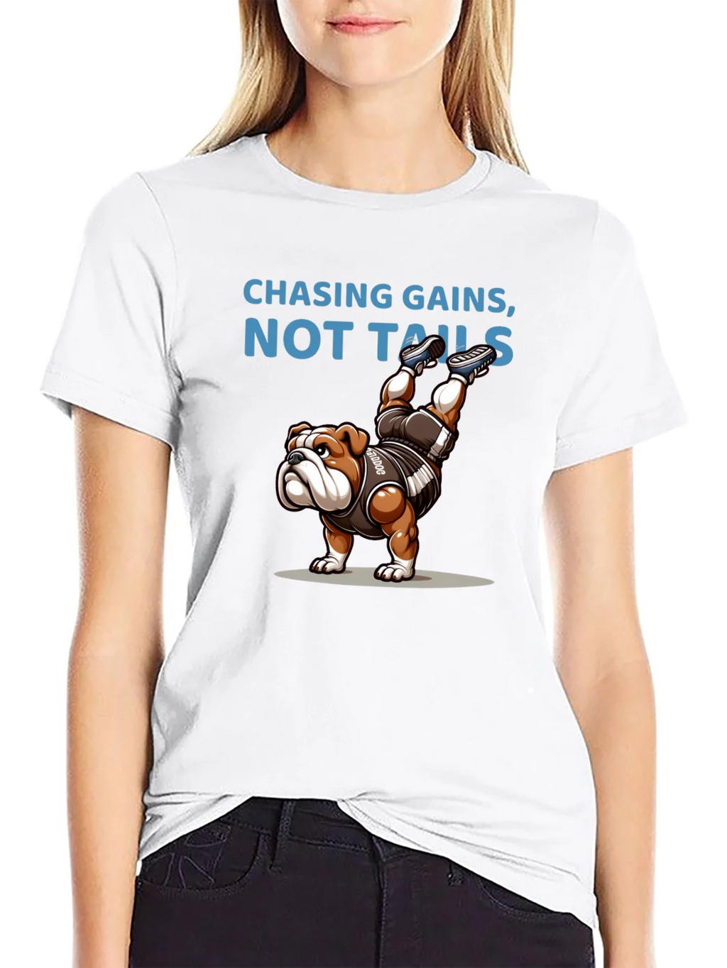 Chasing Gains Bulldog Graphic Tee product image 8