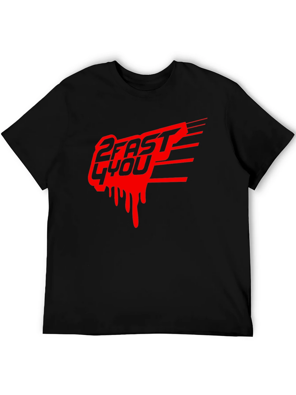 2 Fast 4 You Graphic Tee - Black product image 5