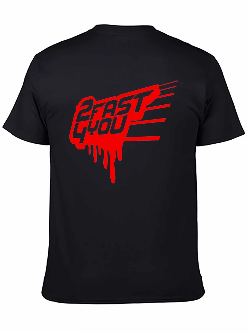 2 Fast 4 You Graphic Tee - Black product image 4