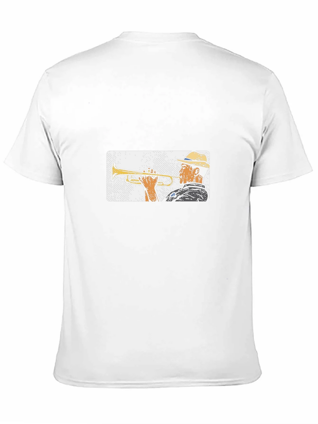 Cool Jazz Trumpet Graphic Black T-Shirt product image 10
