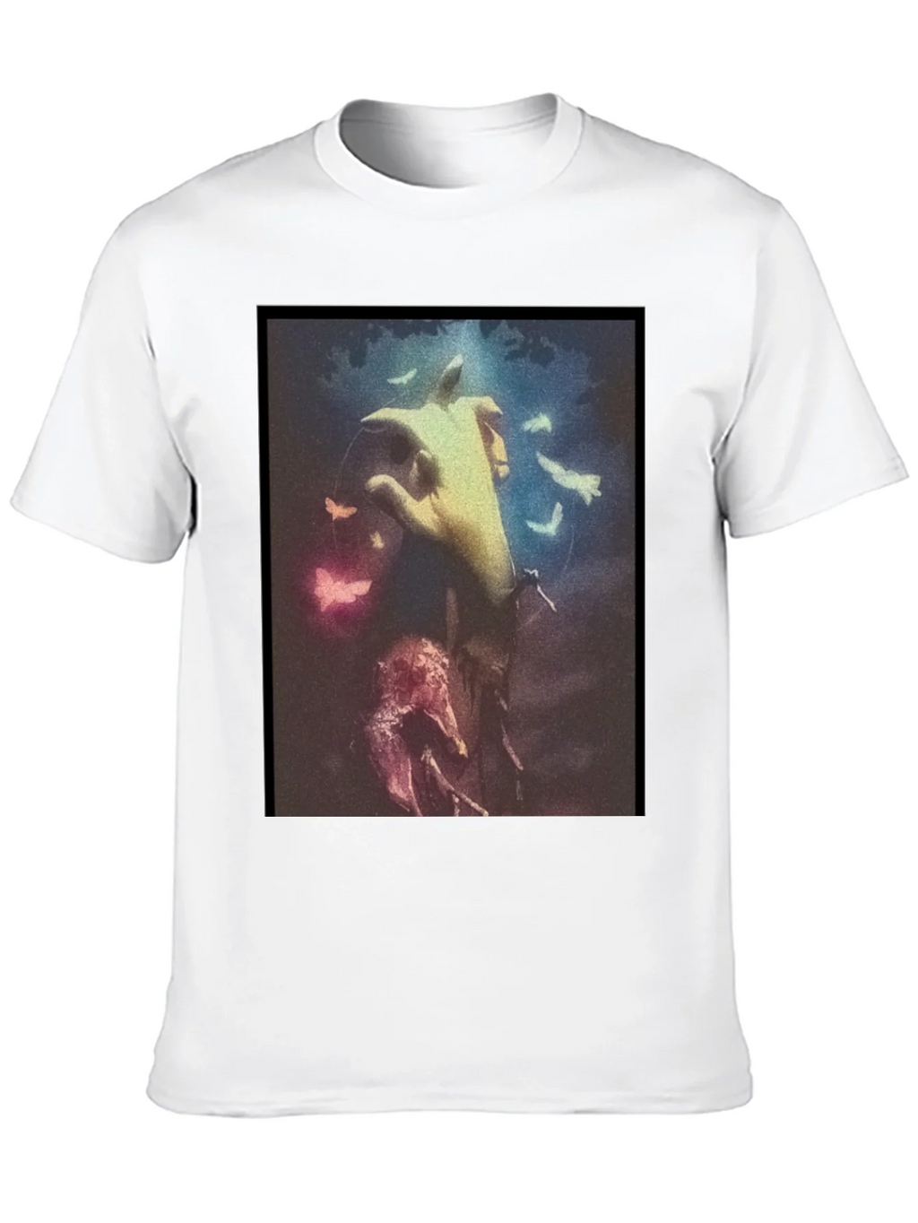 Artistic Hand Graphic Black T-Shirt product image 9