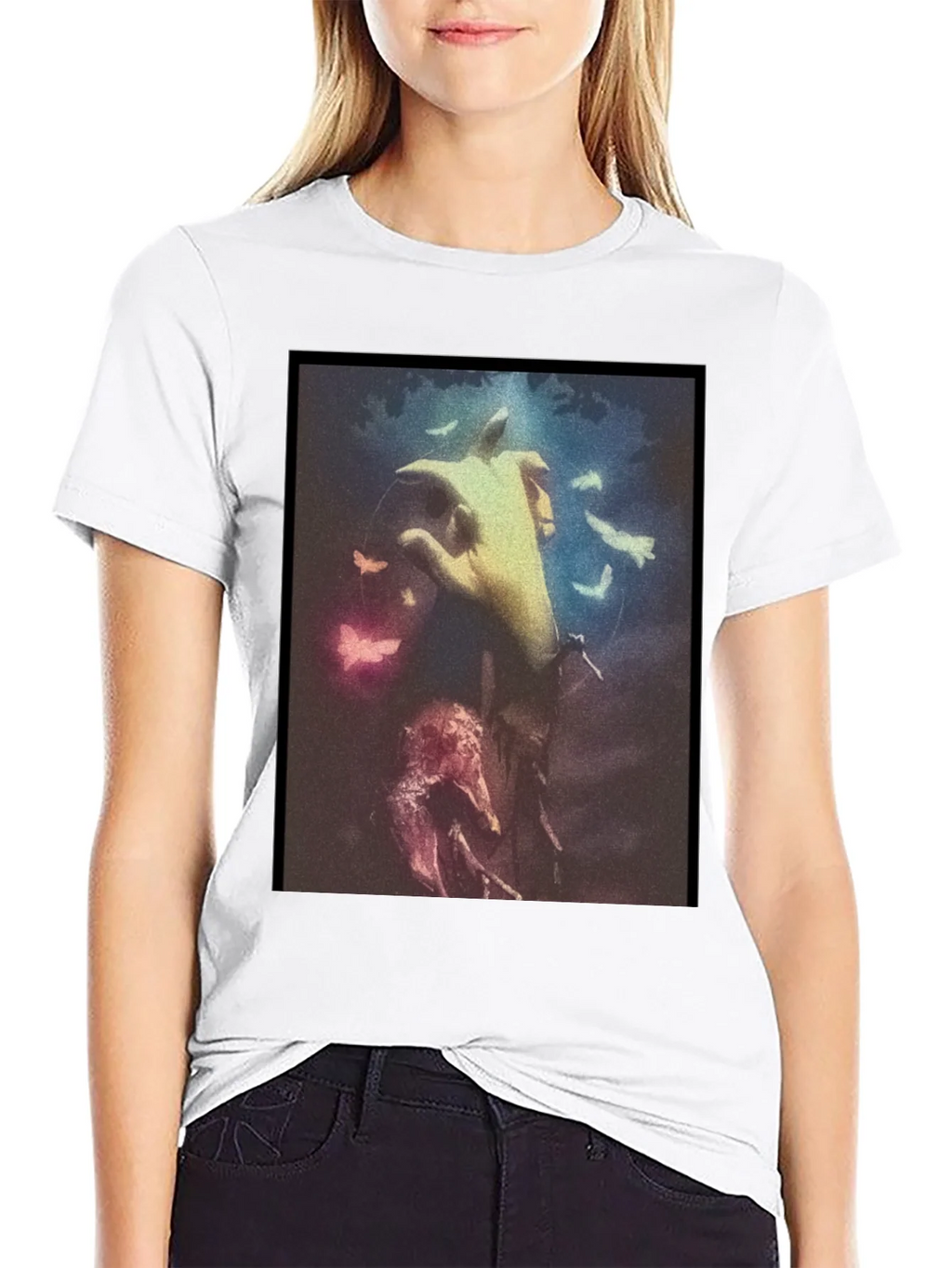 Artistic Hand Graphic Black T-Shirt product image 8