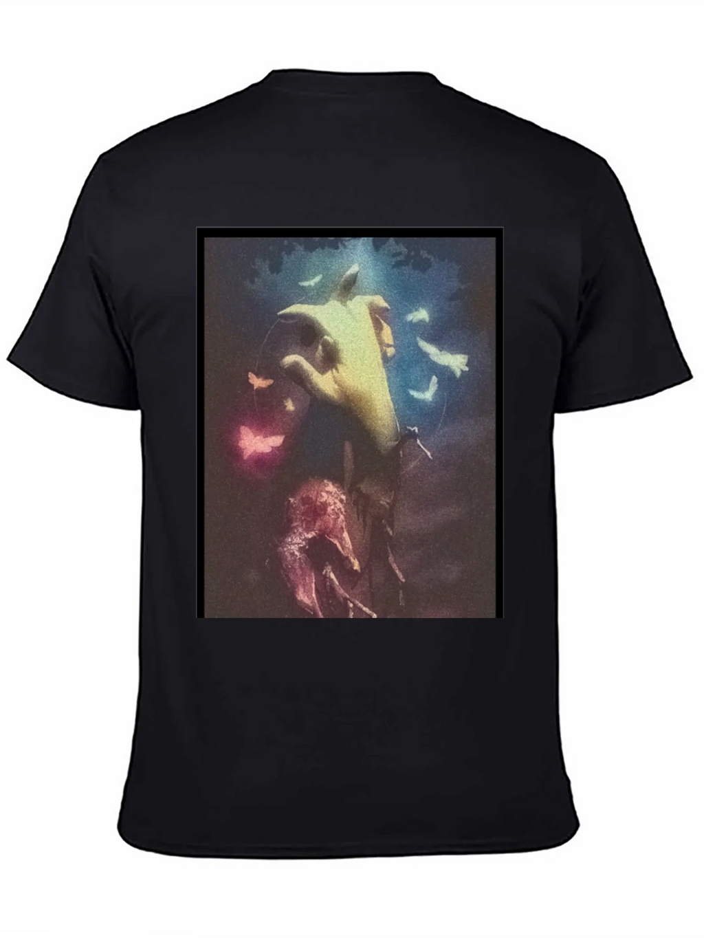 Artistic Hand Graphic Black T-Shirt product image 4