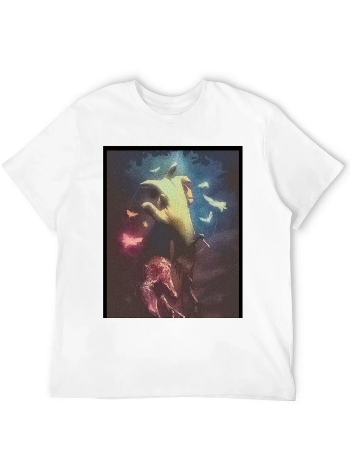 Artistic Hand Graphic Black T-Shirt product image 11