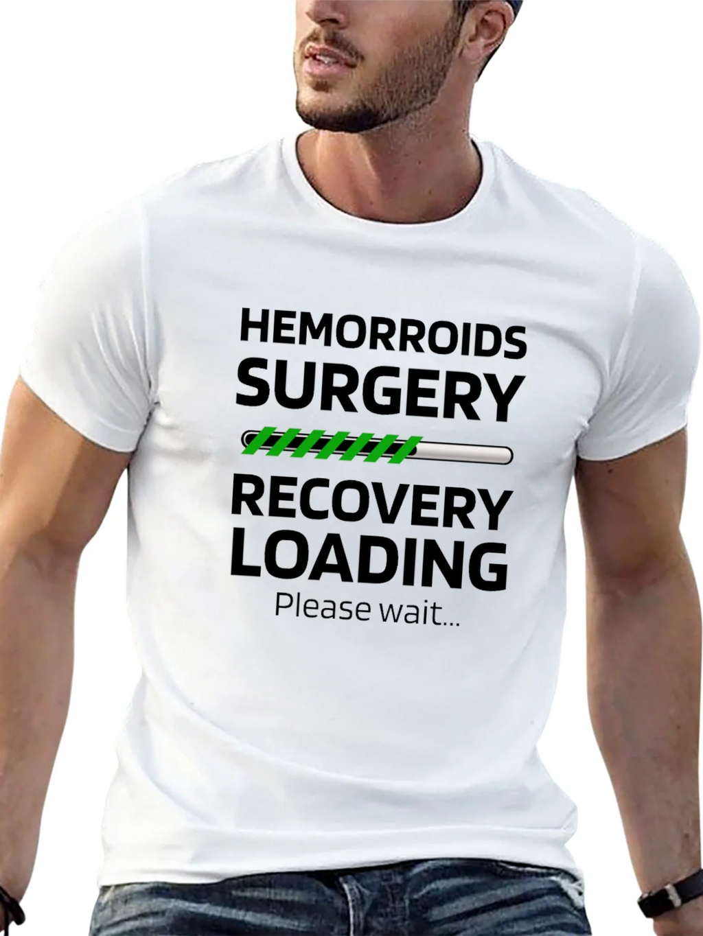 Hemorrhoid Surgery Recovery Loading Funny T-Shirt product image 12