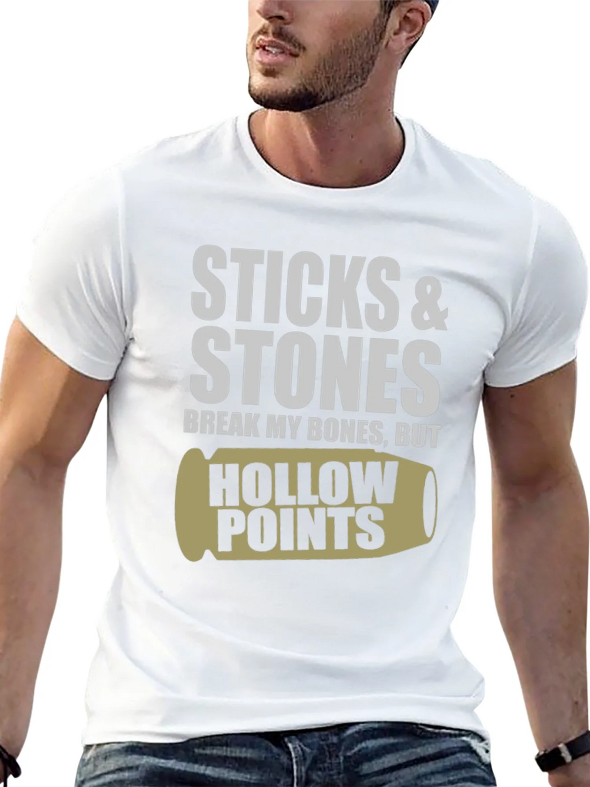 Sticks & Stones Hollow Points Graphic Tee product image 8