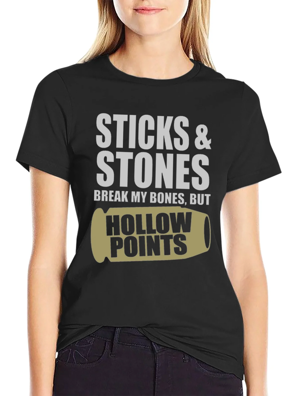 Sticks & Stones Hollow Points Graphic Tee product image 2