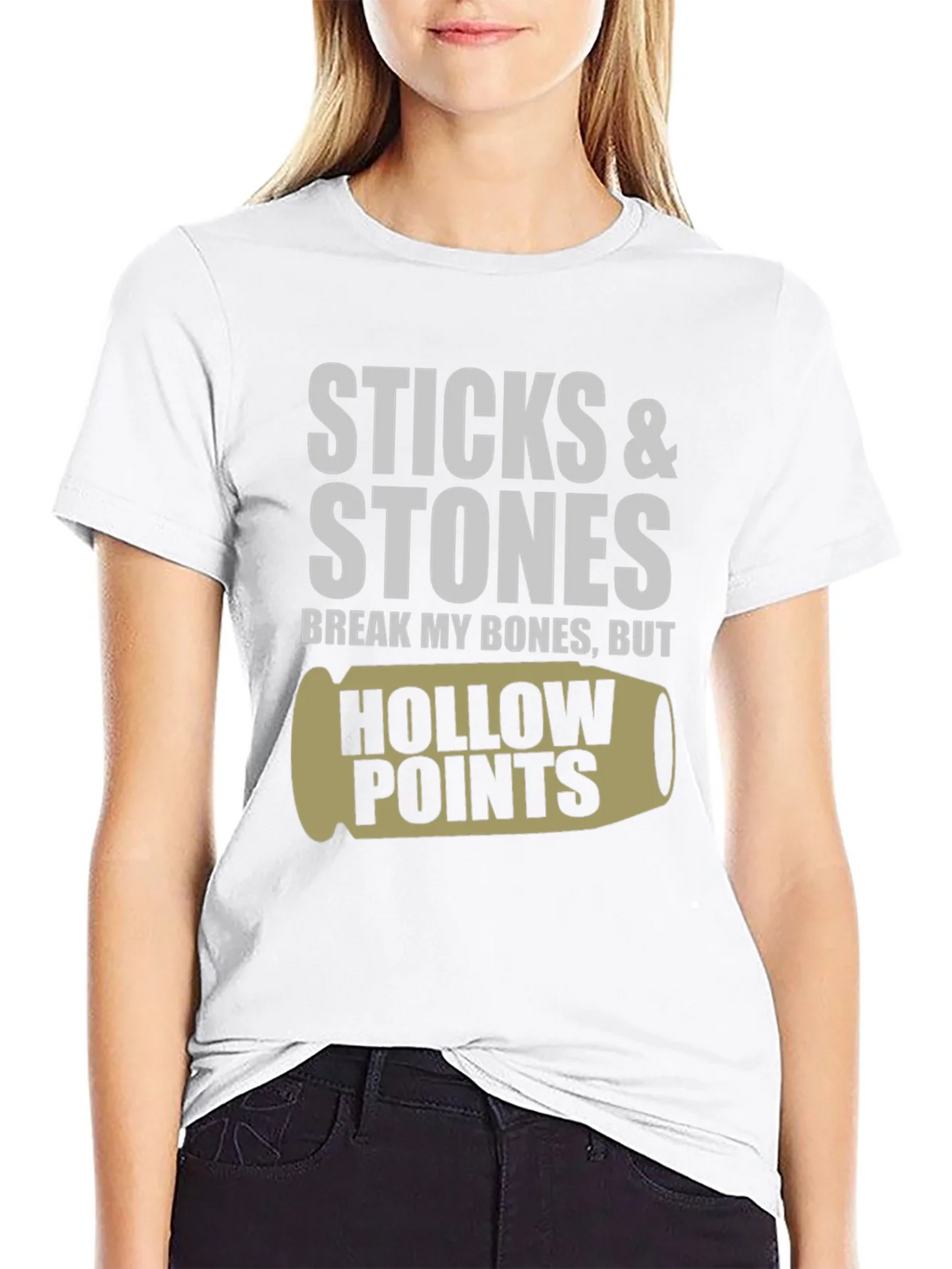 Sticks & Stones Hollow Points Graphic Tee product image 5