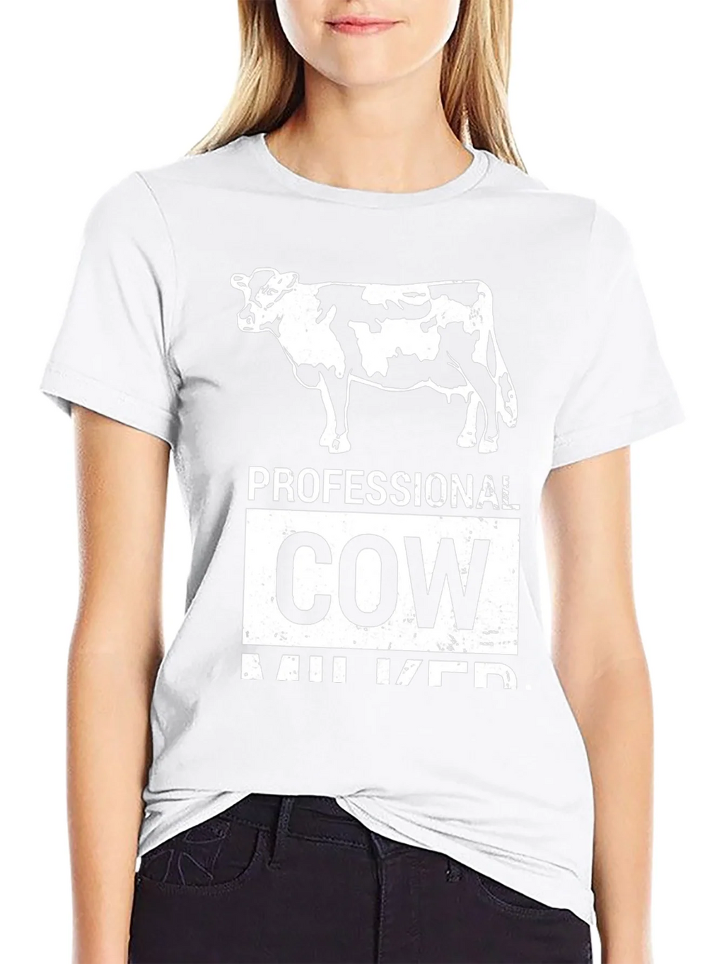 Professional Cow Milker Graphic T-Shirt product image 8