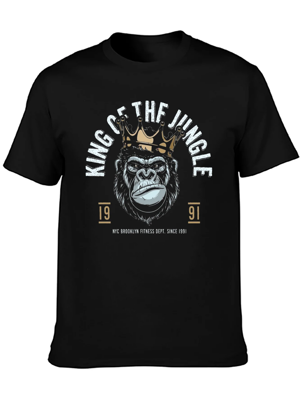 King of the Jungle Gorilla Graphic Tee product image 3