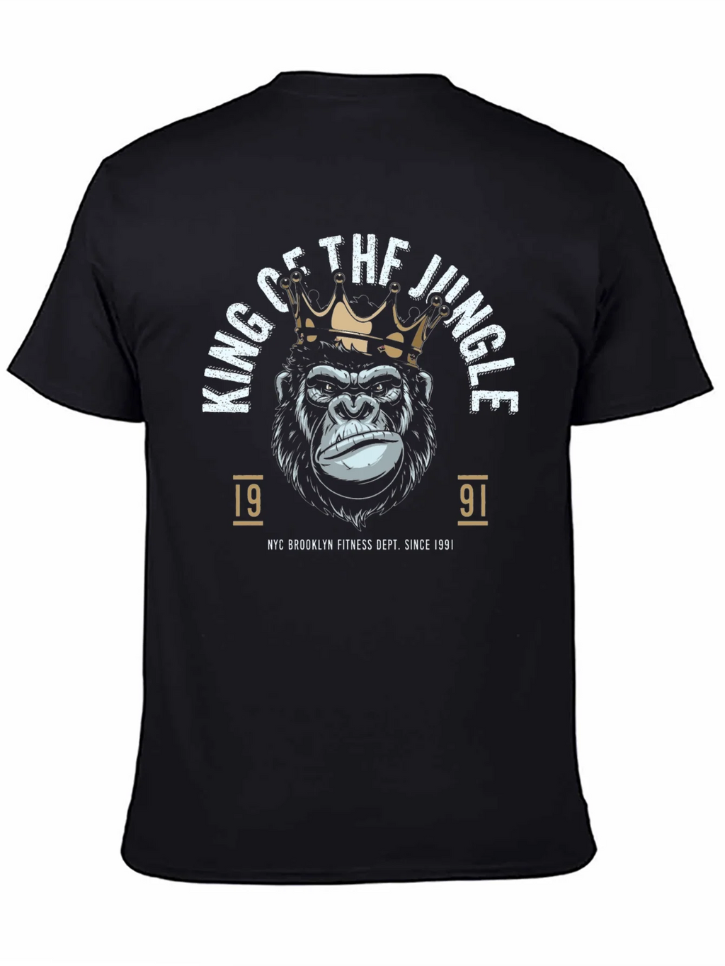 King of the Jungle Gorilla Graphic Tee product image 4