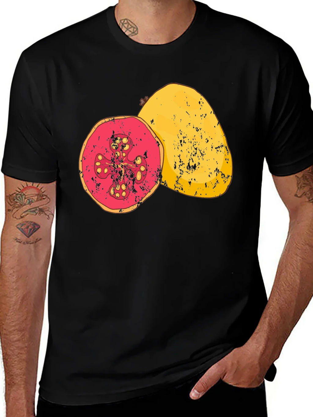 Guava Graphic Tee - Tropical Fruit Design product image 1
