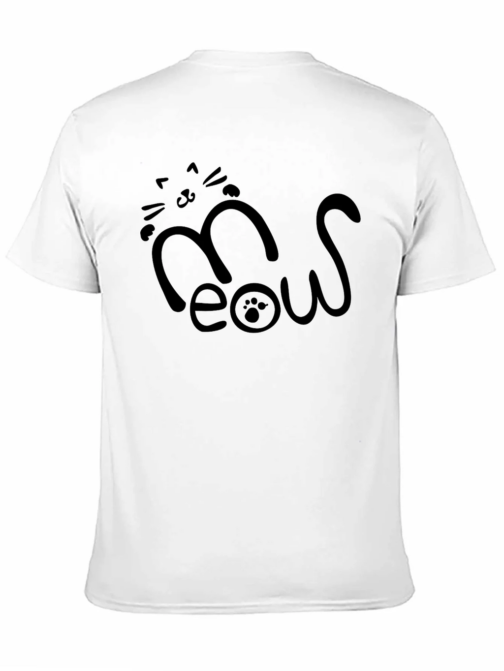 Meow Cat Graphic Tee - Casual Style product image 2