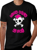 Punk Rock Girl T-Shirt: Skull & Crossbones Tee product image 1