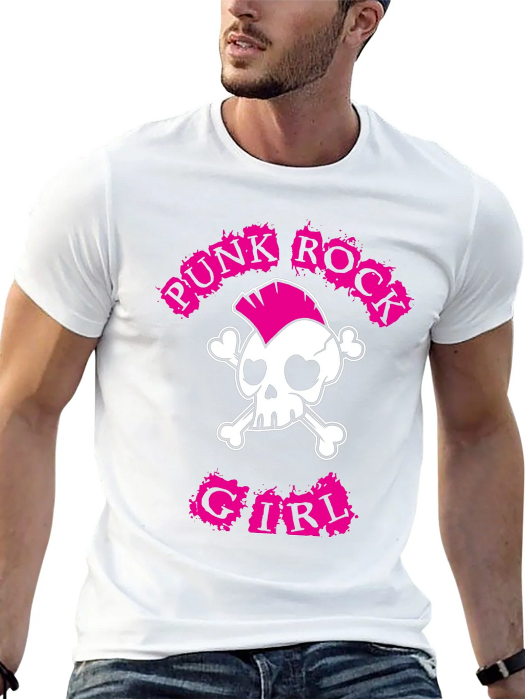 Punk Rock Girl T-Shirt: Skull & Crossbones Tee product image 12