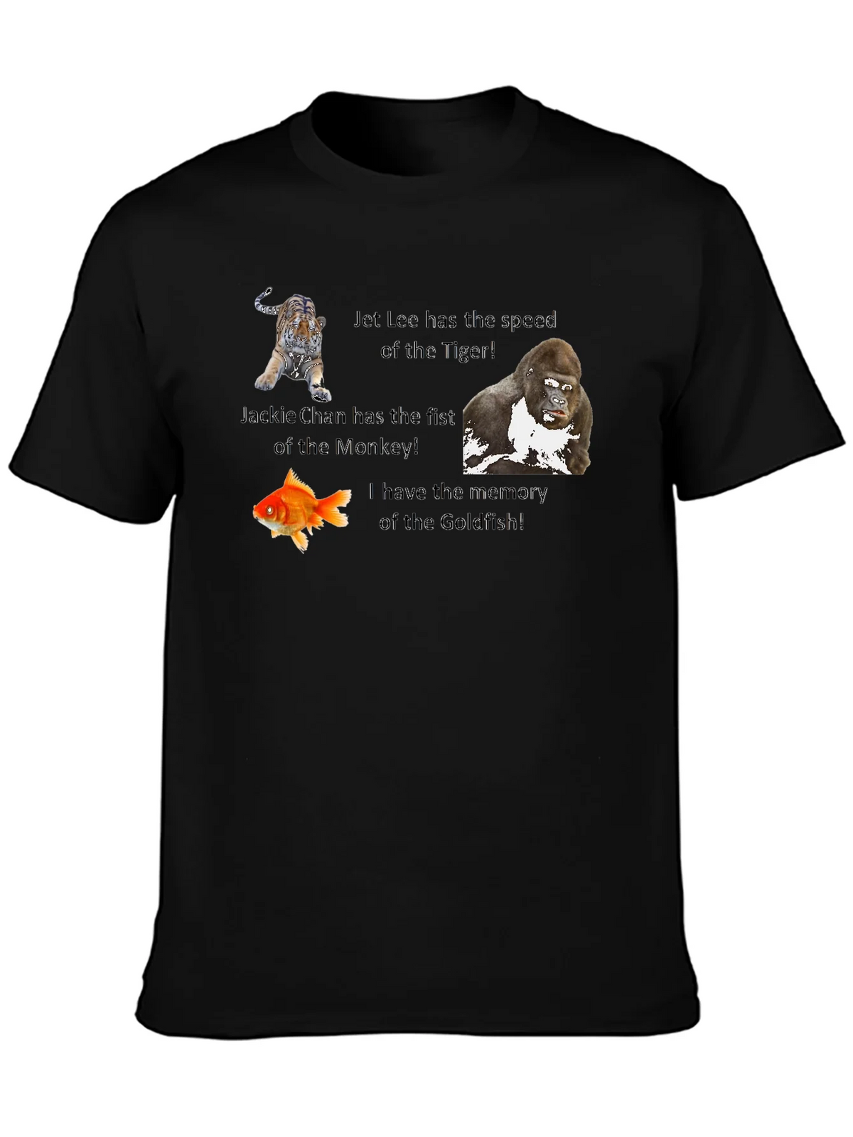 Humorous Animal Speed & Memory Graphic T-Shirt product image 3