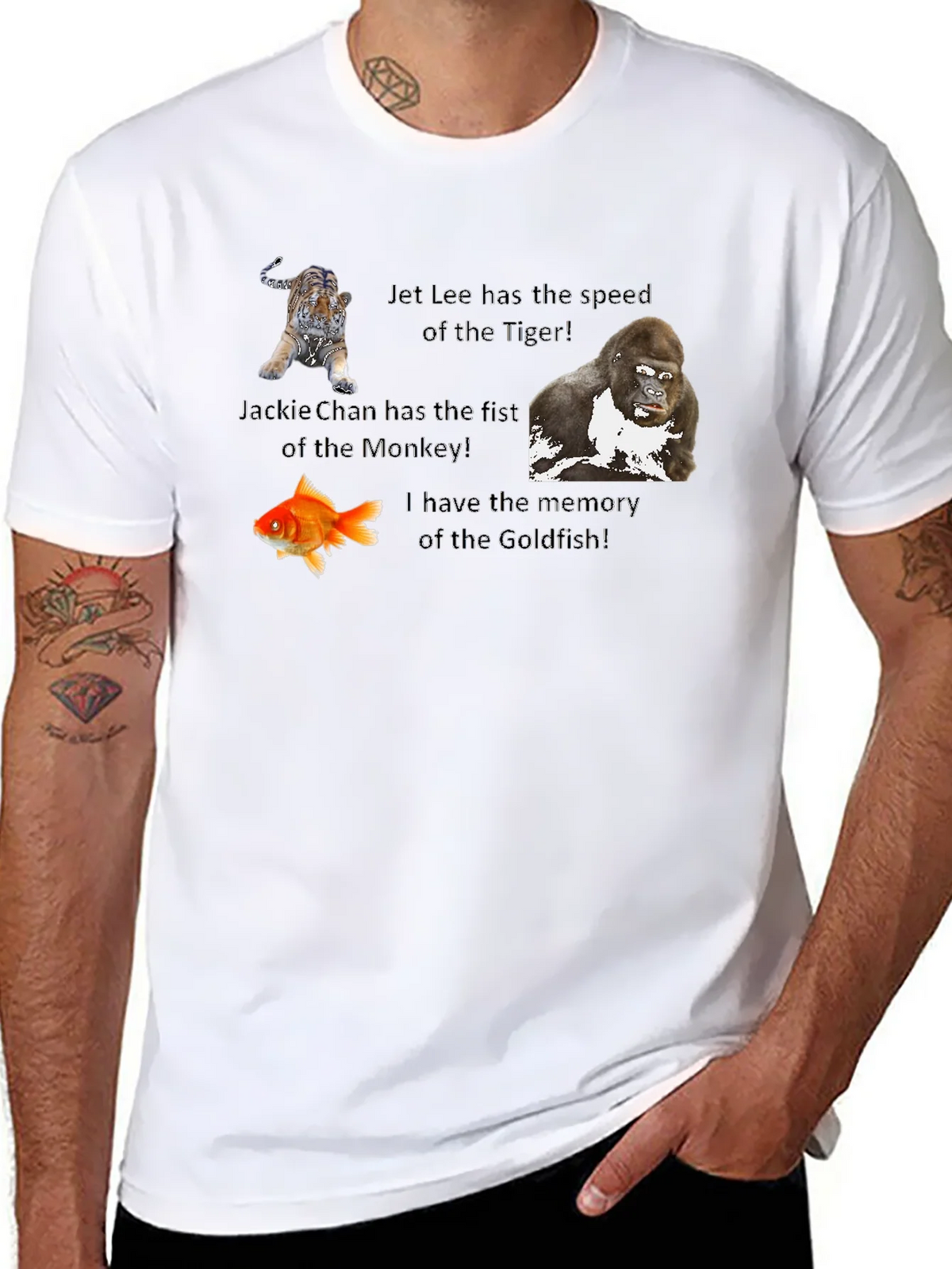 Humorous Animal Speed & Memory Graphic T-Shirt product image 7
