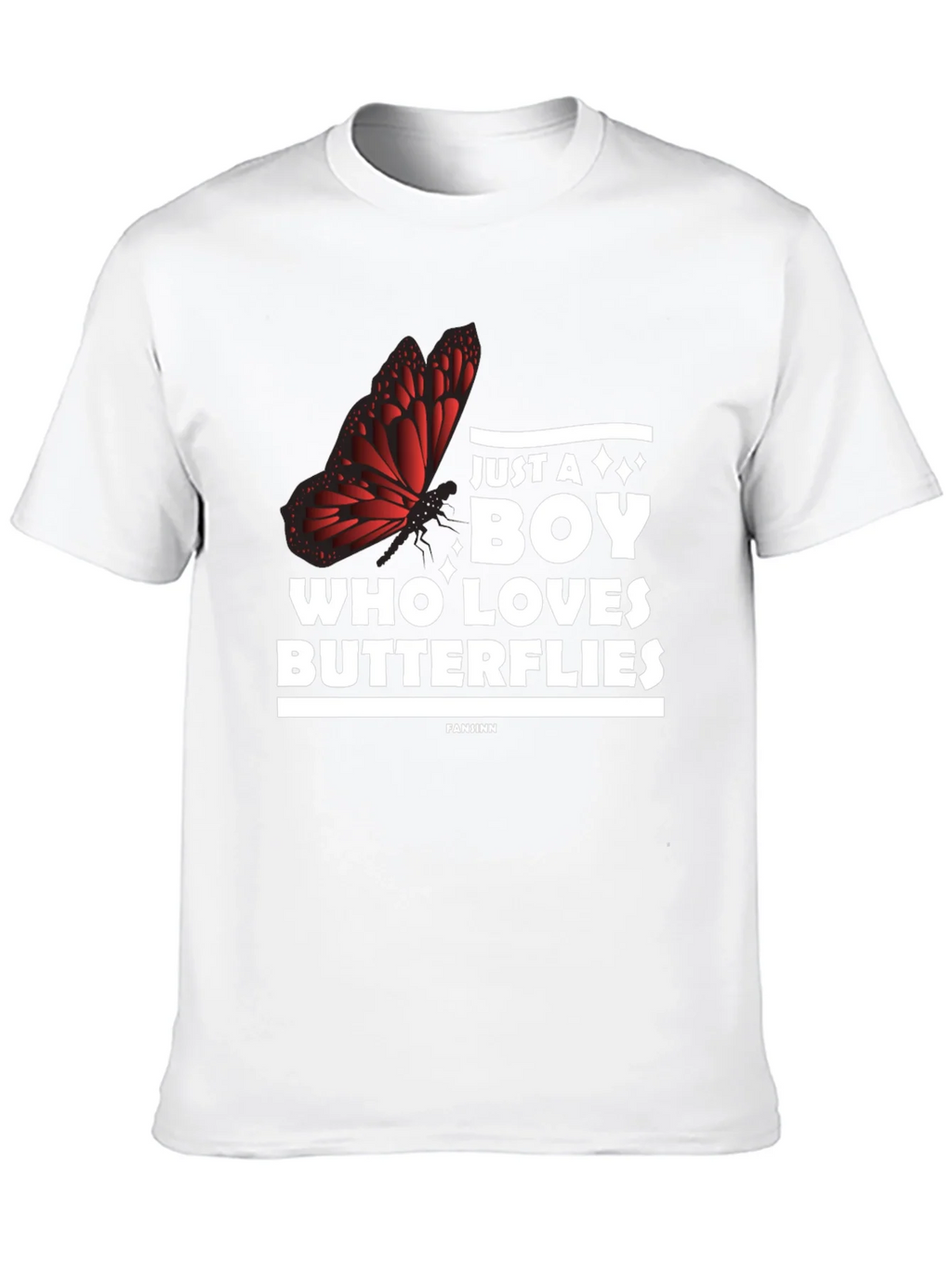 Boy Who Loves Butterflies Graphic Tee product image 8