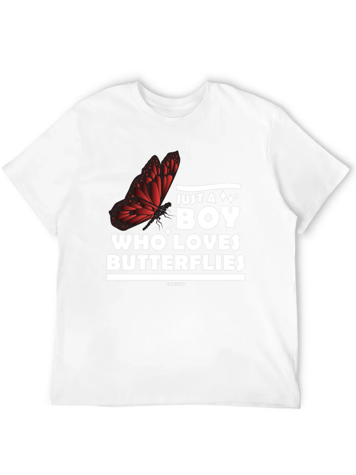 Boy Who Loves Butterflies Graphic Tee product image 10