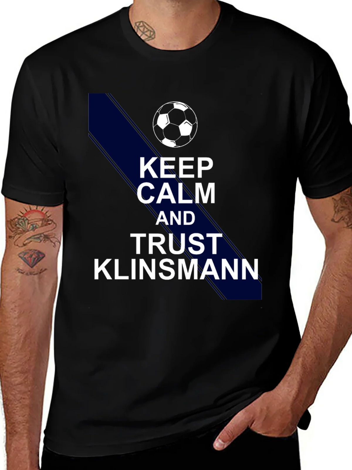 Keep Calm & Trust Klinsmann Soccer Fan T-Shirt product image 1
