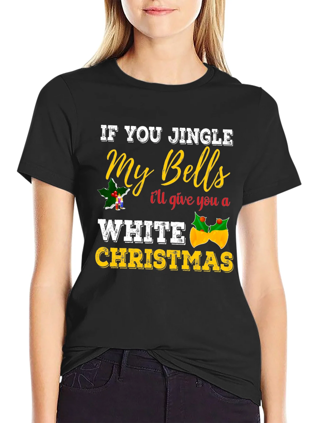 Jingle My Bells Adult Humor Christmas Graphic Tee product image 2