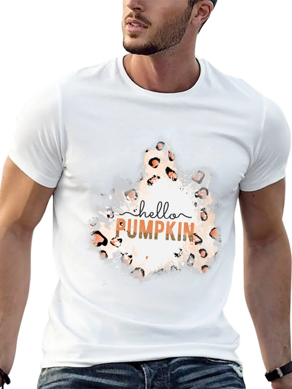 Hello Pumpkin Leopard Print Tee product image 12
