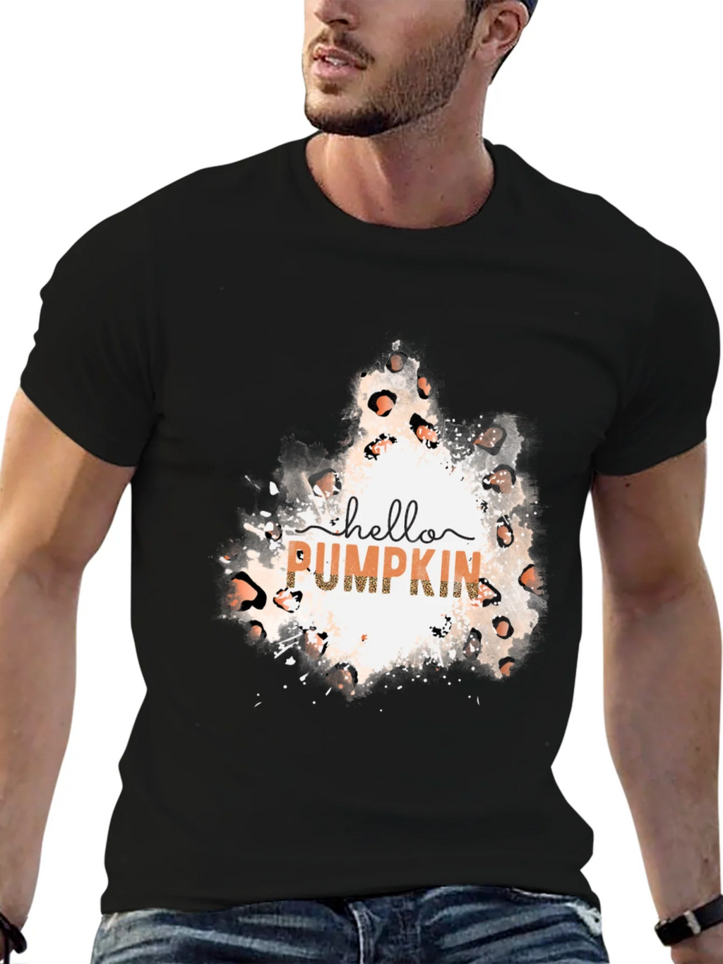 Hello Pumpkin Leopard Print Tee product image 6
