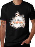Hello Pumpkin Leopard Print Tee product image 1