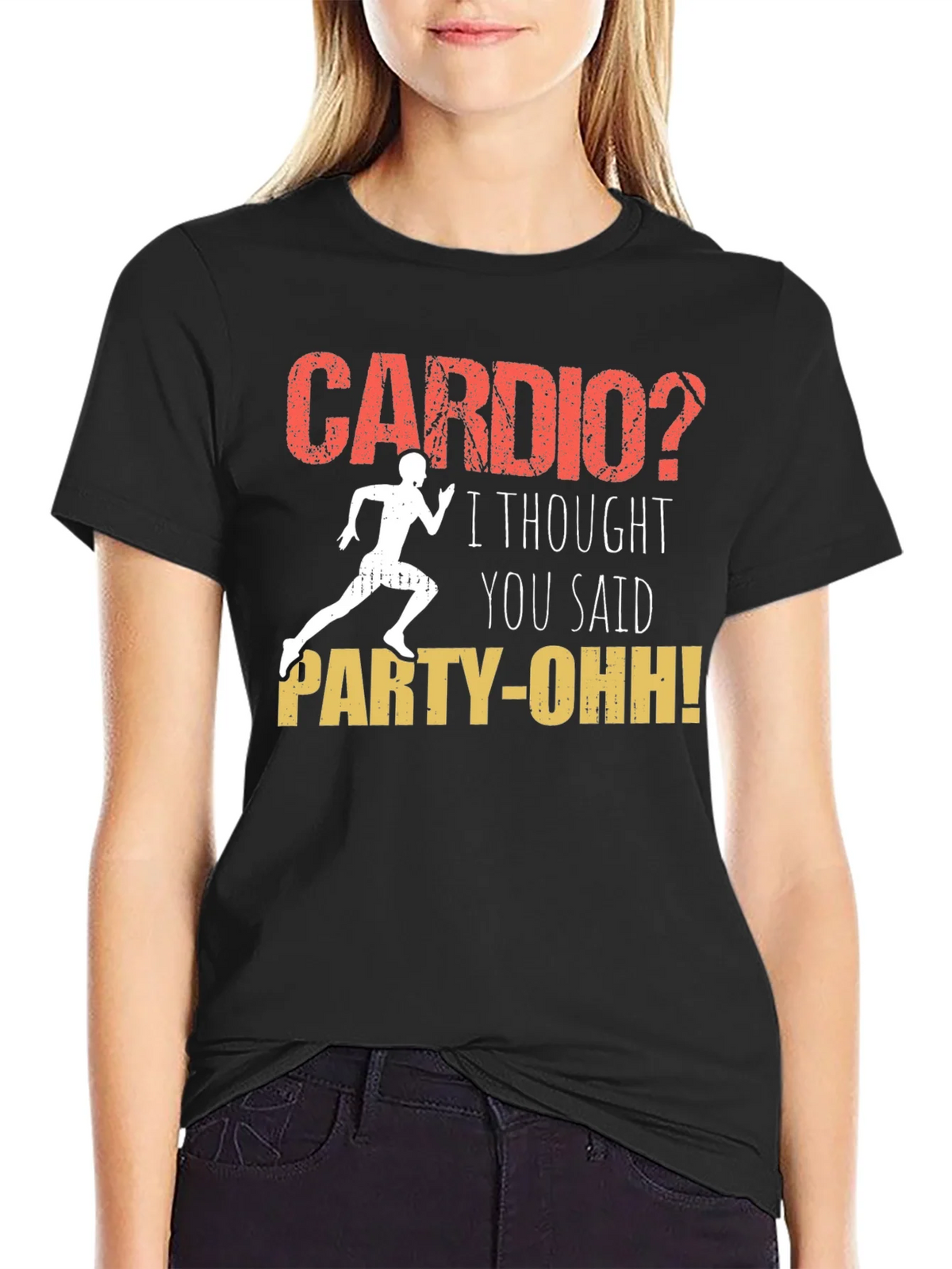 Cardio? Party-Oh! Graphic T-Shirt product image 2