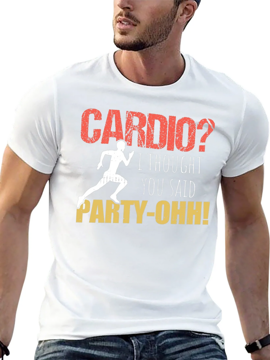 Cardio? Party-Oh! Graphic T-Shirt product image 12