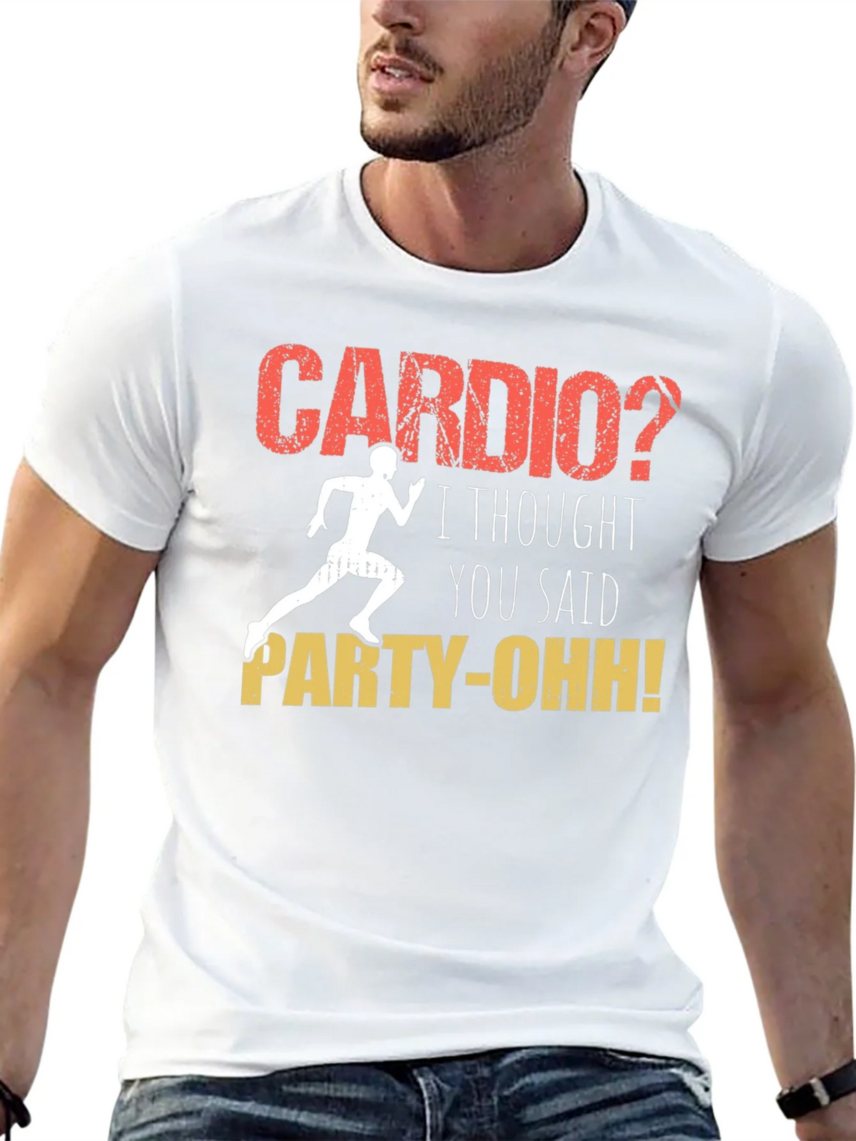 Cardio? Party-Oh! Graphic T-Shirt product image 12
