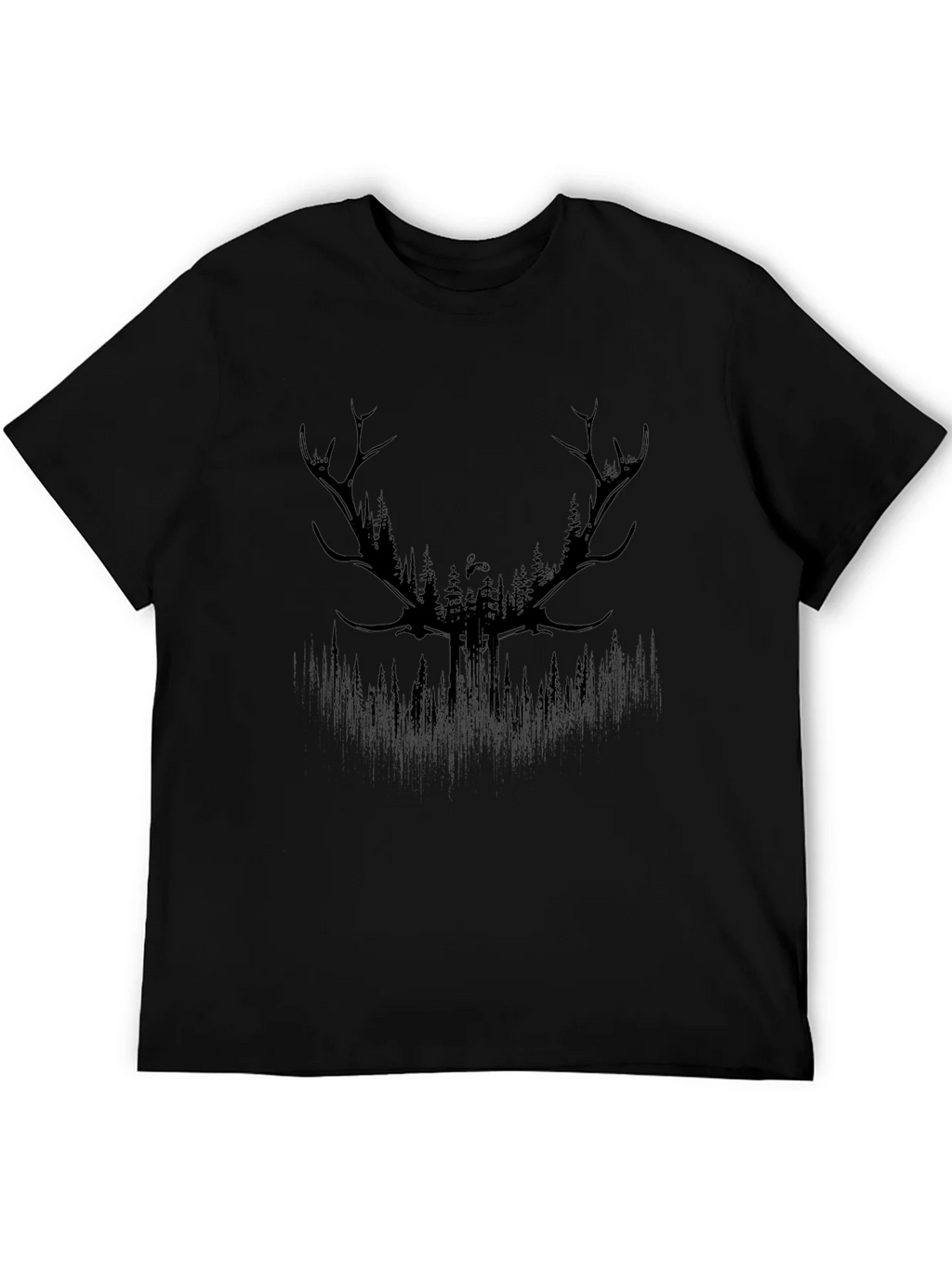 Antler Forest Graphic Tee - Mens Black T-Shirt product image 5