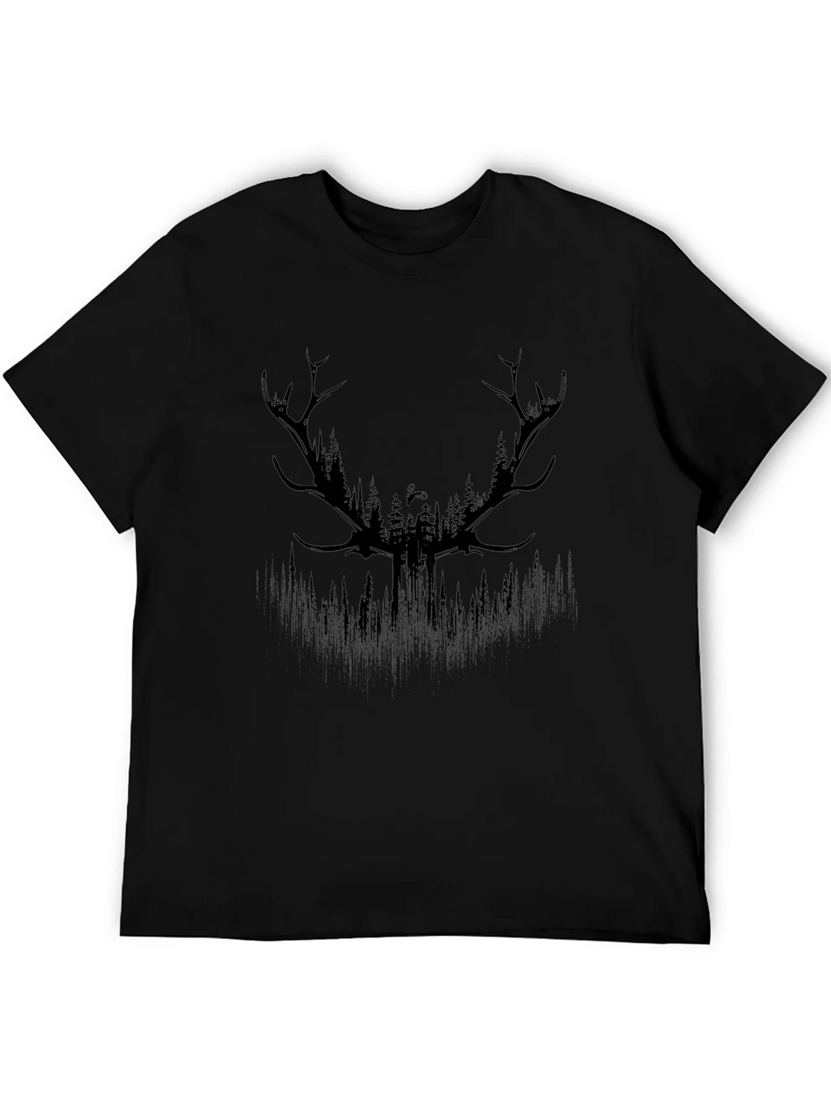 Antler Forest Graphic Tee - Mens Black T-Shirt product image 5