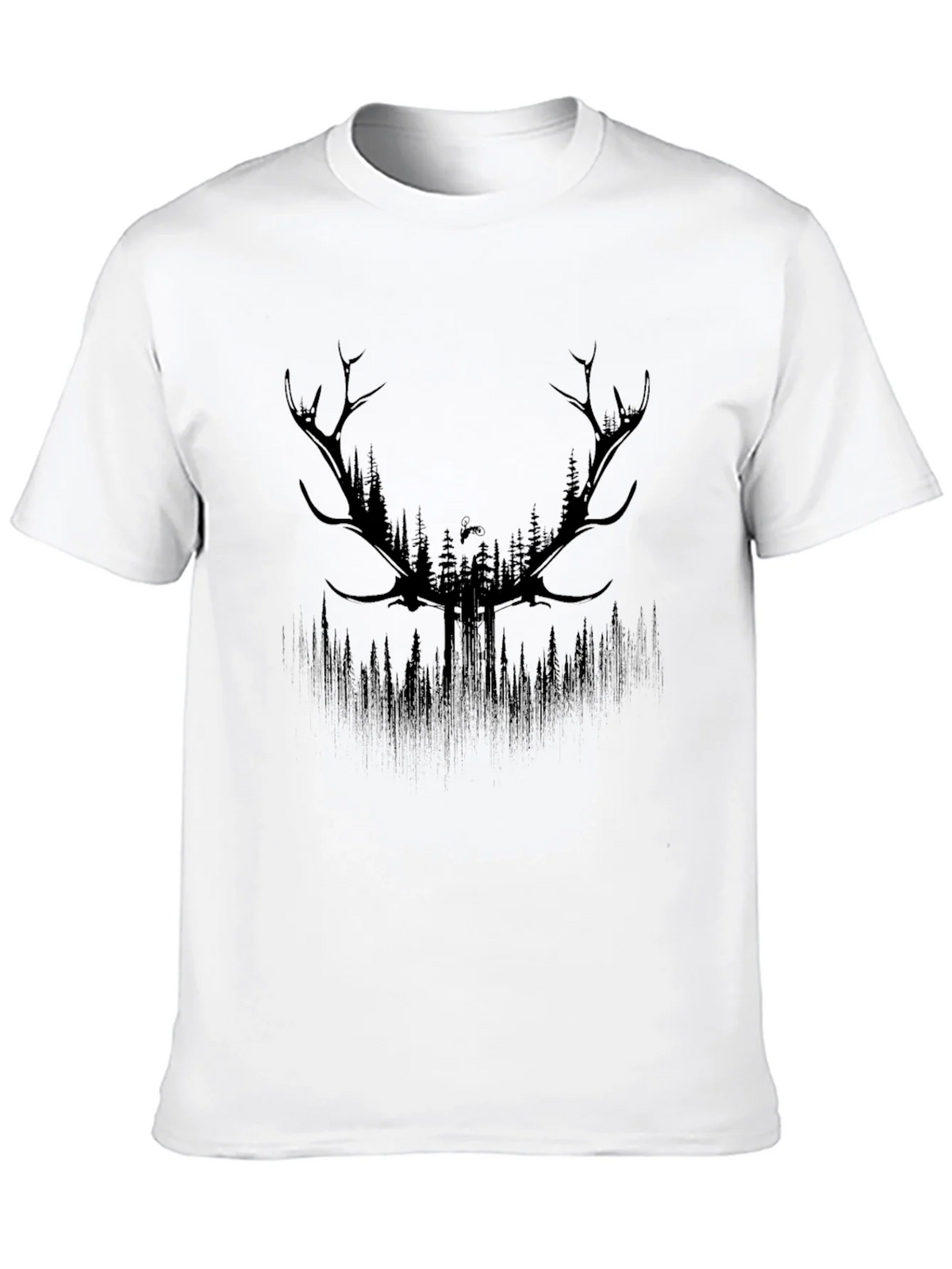 Antler Forest Graphic Tee - Mens Black T-Shirt product image 9